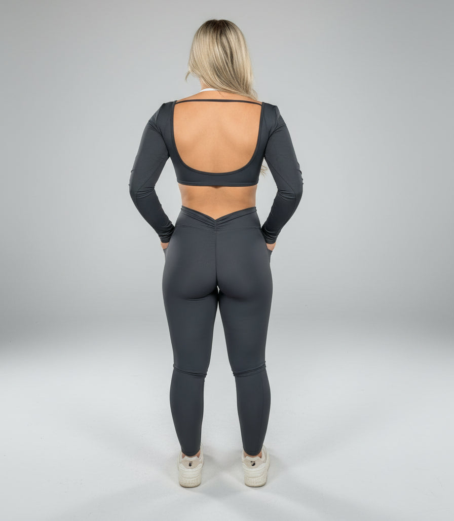 Curve Silhouette Top - Eclipse Black