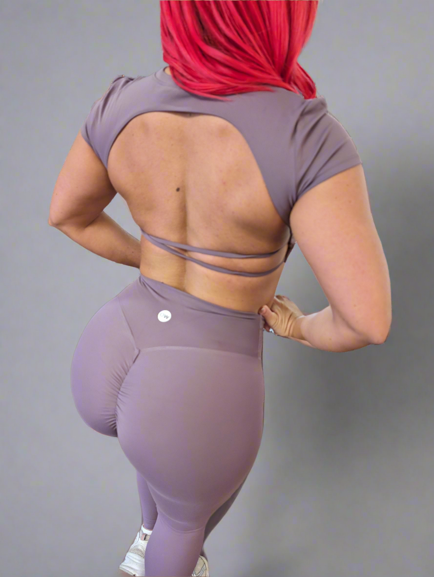 Liberate Crop Top - Heather