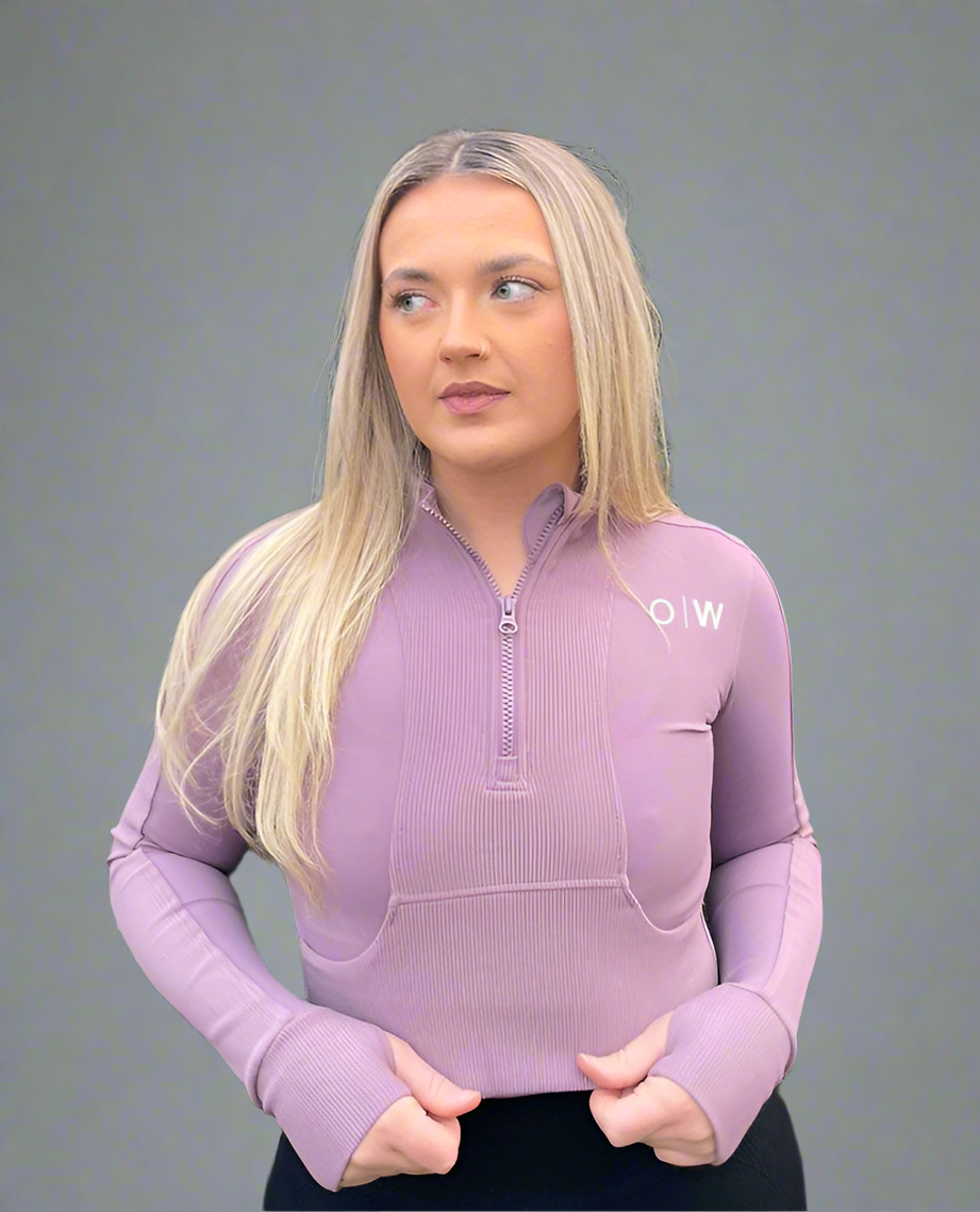 Agility Half Zip - Mauve