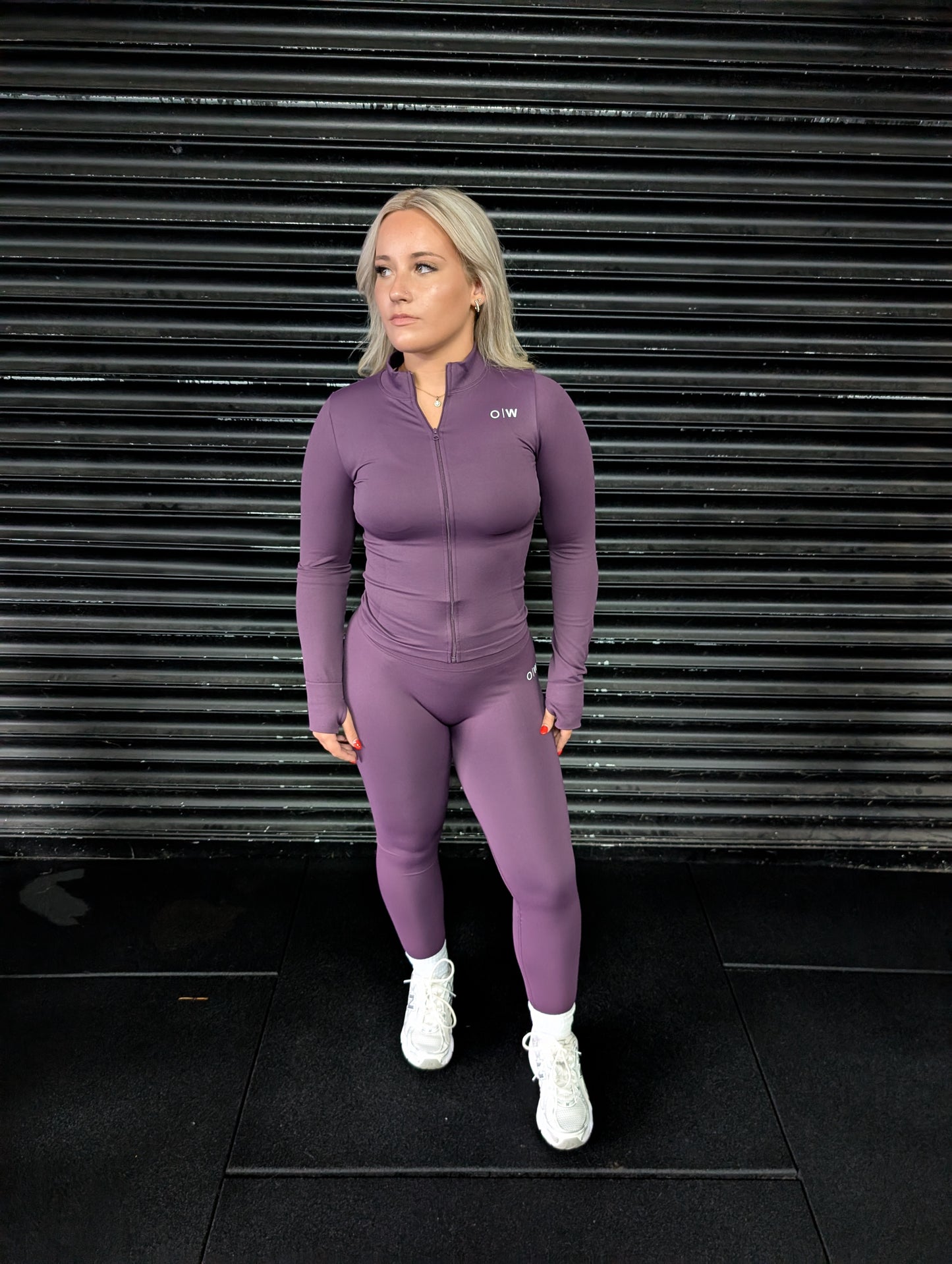 Curve Jacket - Mulberry