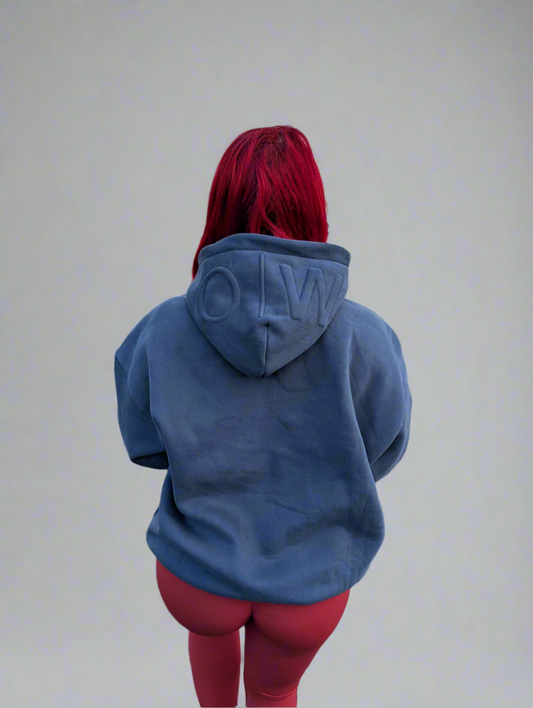 Oversized Hoodie - Stonewash Blue