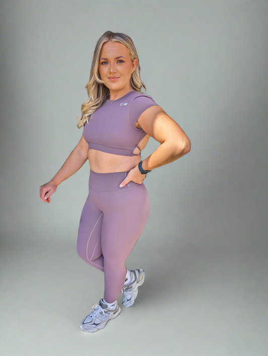 Liberate Crop Top - Heather