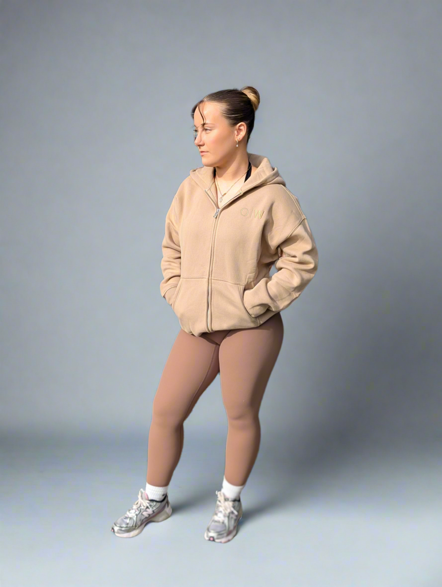 Elevate Zip Hoodie - Sandstone