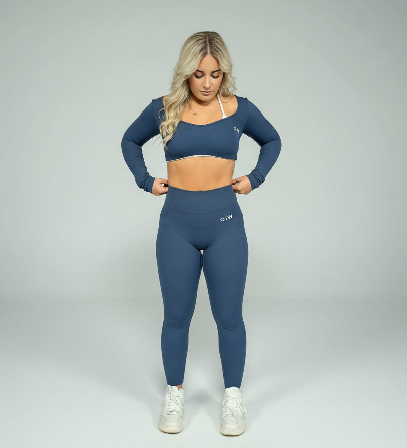 Curve Silhouette Leggings - Midnight Navy