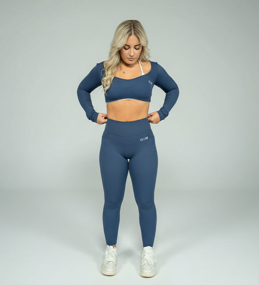 Curve Silhouette Leggings - Midnight Navy