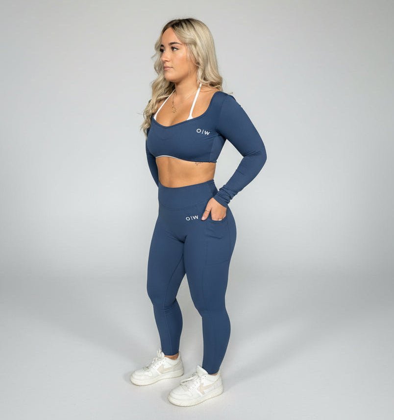 Curve Silhouette Top - Midnight Navy