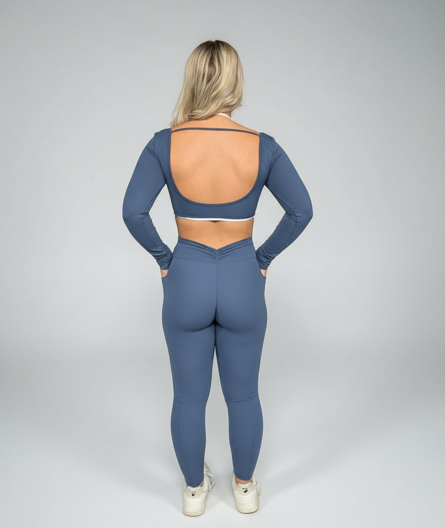 Curve Silhouette Top - Midnight Navy