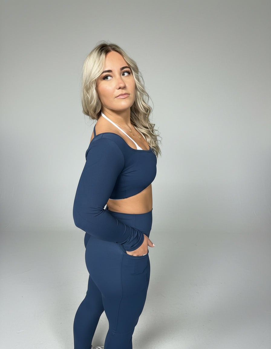 Curve Silhouette Top - Midnight Navy