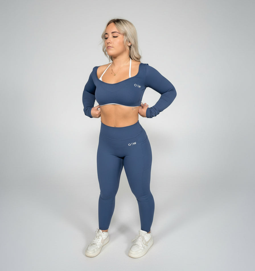 Curve Silhouette Top - Midnight Navy