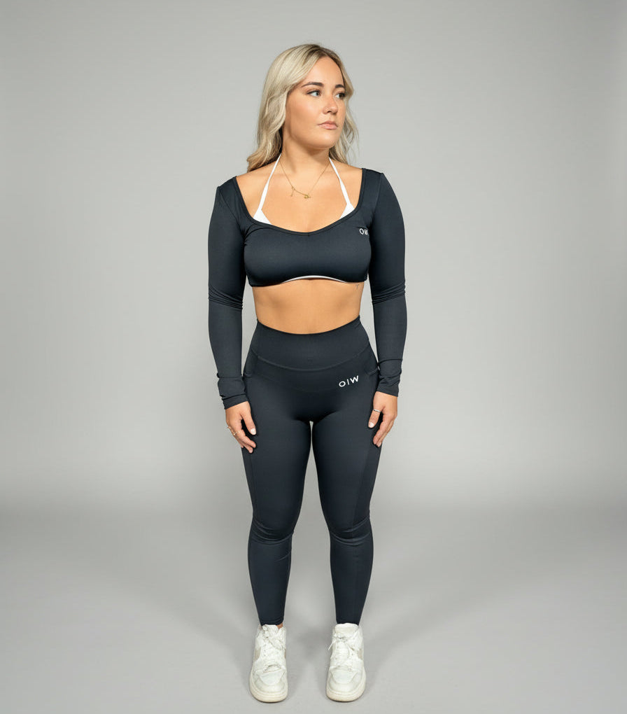 Curve Silhouette Leggings - Eclipse Black
