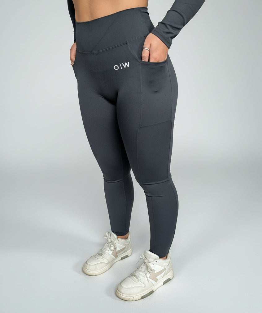 Curve Silhouette Leggings - Eclipse Black