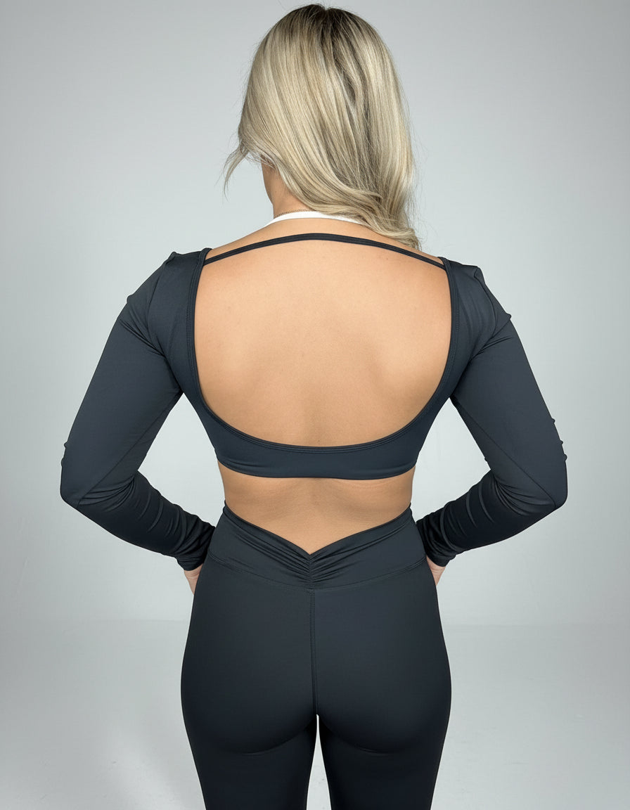 Curve Silhouette Top - Eclipse Black