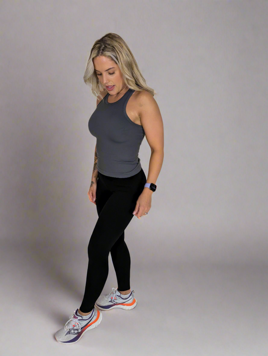 Elevate Racer Back - Slate
